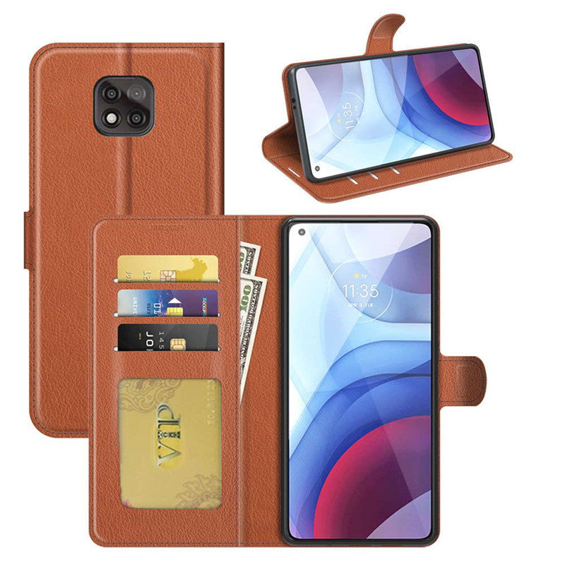 Leather Folio Wallet Case for Motorola Moto G Power (2021) Leather Folio Wallet Case for Motorola Moto G Power (2021)
